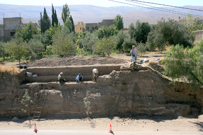 Fouille du site de Tell Labwé Sud, Béqaa, Liban © Musée de Préhistoire de Beyrouth