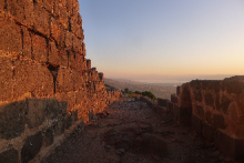 Belvoir, enceinte extérieure orientale. © A. Baud