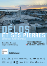 Affiche exposition Délos et ses pierres : la fabrique d’une ville antique