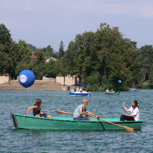 barque sur le lac barque sur le lac