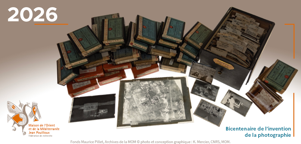 Bonne année 2026 - Fonds photographique Maurice Pillet (Egyptologie), Archives de la MOM